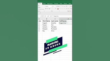 The secret power of Flash Fill data | #exceltipsandtricks #excel #howto #hindi #trending