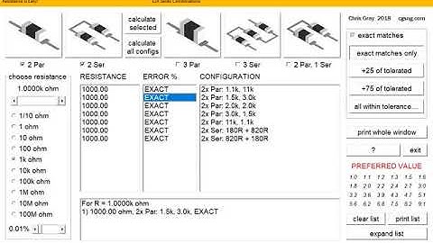 E24 SERIES RESISTANCE IS EASY!!!