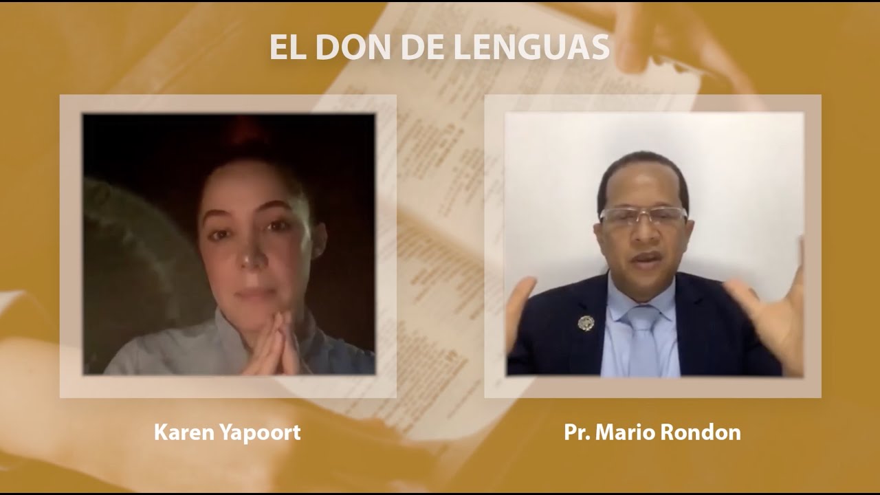 KAREN YAPOORT Y PR. MARIO RONDON ''EL DON DE LENGUAS''🙏🏻🙏🏻