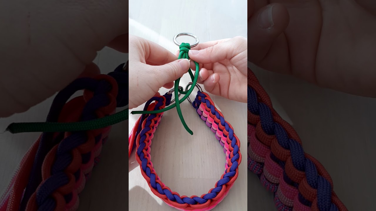 In.Treccia_PARACORD: Chiusura collare Martingala