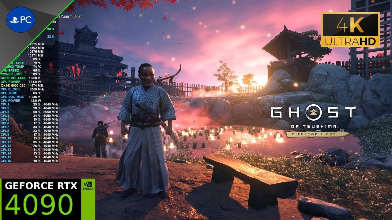 Ghost Of Tsushima PC Gameplay [4K] DLAA RTX 4090 Ryzen