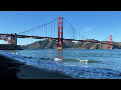 Golden Gate Bridge - 9 Hour Screensaver Video 4K