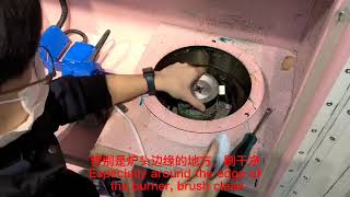 Burner cleaning tutorial, Cotton Candy Machine, fairy floss