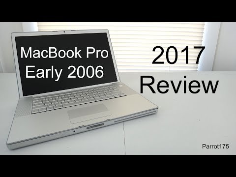 Apple MacBook Pro Early 2006 Intel Core Duo (2017 Review) 
