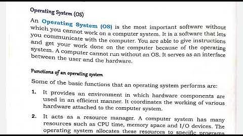 Class-5, Computer, Chapter-2, Operating System, By-Natwar