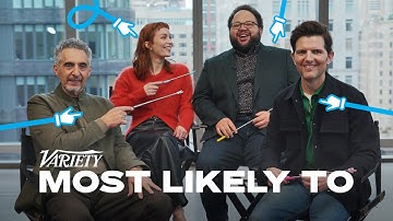 Adam Scott & the Cast of 