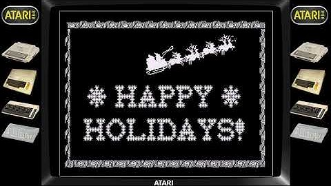 Merry Christmas! Jingle Disk for Atari 8-Bit Home Computers