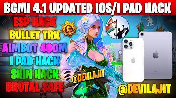 bgmi ios hack 4.1 free |how to hack bgmi ios 4.1 |skin hack bgmi ios | iPad And IPhone ios hack free