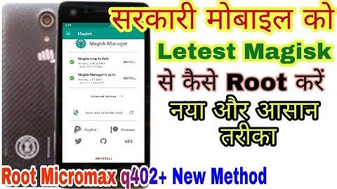 Root Micromax q402+ New Method, root Micromax q402+ with letest magisk, install twrp micromax q402+