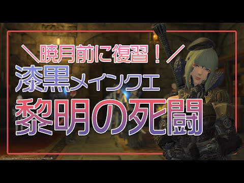 【 #FF14 / Gaia 】暁月前に復習ッ！漆黒メインクエ「黎明の死闘」+ロールクエラスト、ヴォイド再生計画