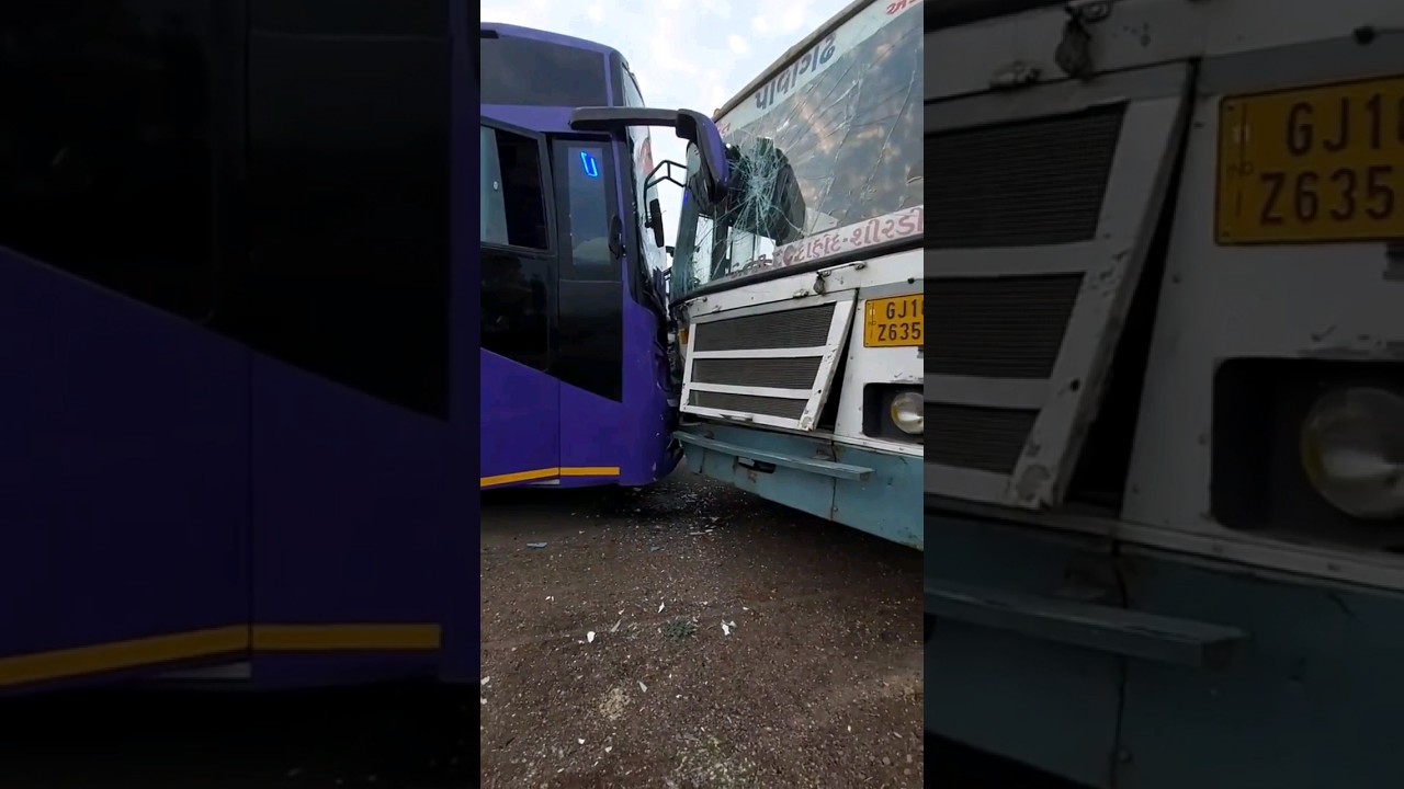 Gsrtc bus Accident 