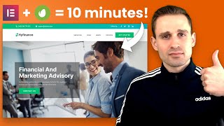 The Easiest Way to Build a Website with Elementor (10 minutes!) (Elementor + Envato)