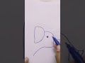 How to Draw a Dog After Writing Letter D #short