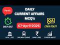 Daily GK Alerts – Jobs, MCQs & Current Affairs