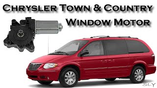 How to Change Power Window Motor for Chrysler Town & Country or Dodge Grand Caravan 2001 - 2007 2005 Chrysler Town And Country Driver Side Window Motor
