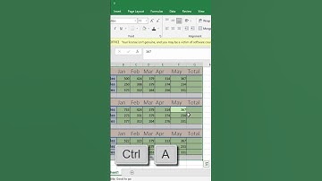 #shorts  Calculate Sum for all columns and rows with just one Click