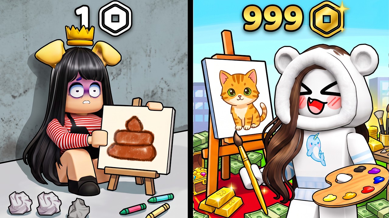 Disegna per DIVENTARE RICCO SU ROBLOX!