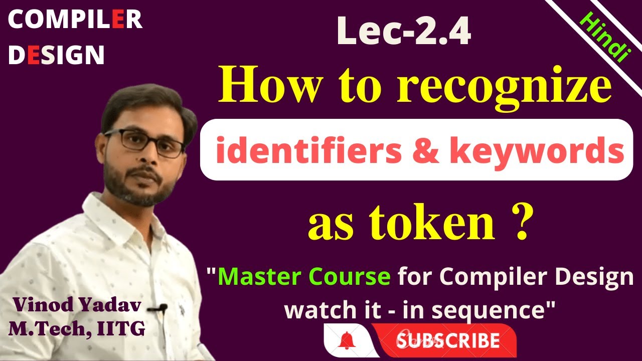 L2.4 | Recognition of Tokens in Compiler Design | Transition diagram
