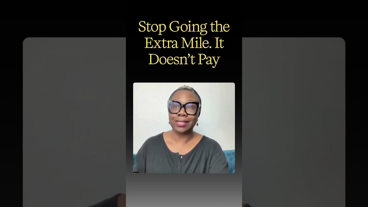 Going the Extra Mile is a Corporate Trap | #corporateburnout #womenleadership #howtosetboundaries