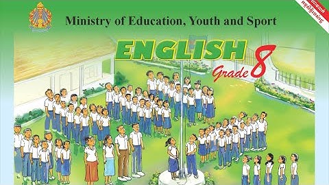 English Grade 8 Tapescript 1.1.1
