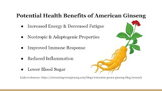 Health Benefits of American Ginseng Root (Panax Quinquefolius)