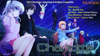 OST Charlotte : Opening \u0026 Ending [Complete] #music #popular #anime #indonesia
