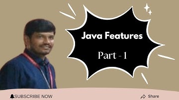 Java Features Part 1|Java Programming|SNS Institutions