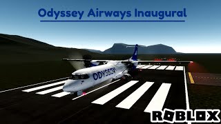 Roblox Odyssey Airways Inaugural Flight Review! (GONE WRONG)