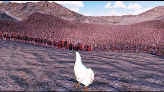 Chicken VS 20,000 Medieval Soldiers - Ultimate Epic Battle Simulator screenshot 3