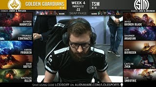 GGS vs TSM - 2019 LCS Summer Week 4 Day 2 - Team SoloMid vs Golden Guardians