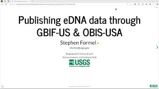 NOAA 'Omics Seminar Series (April 17, 2024): Publishing 'Omics Data to GBIF US & OBIS USA