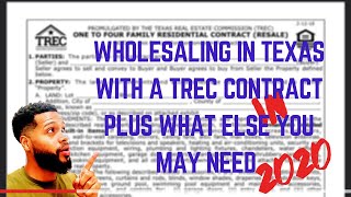 How To Write TREC Contracts In Texas to Wholesale: Updated for 2022