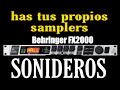 has tus propios samplers con el beheringer fx 2000