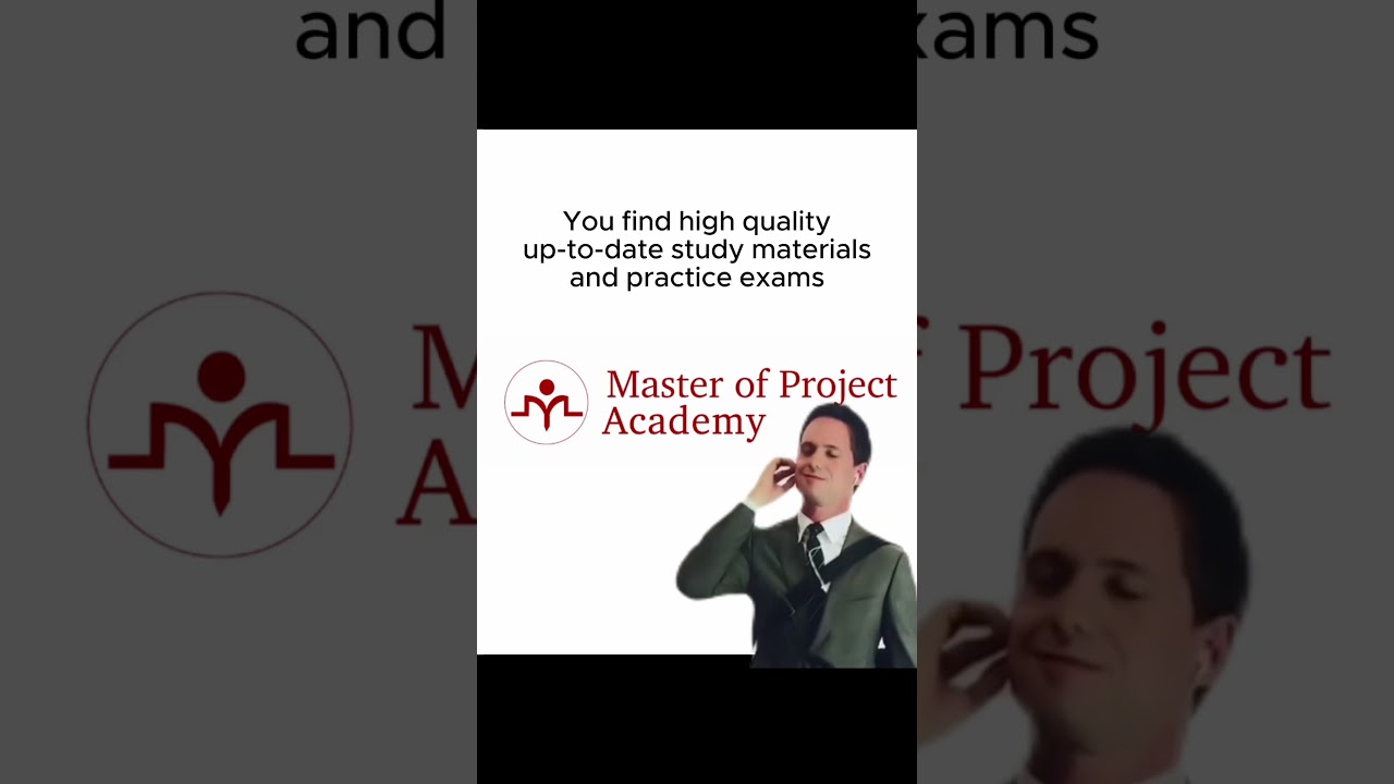 You find high quality up-to-date study materials and practice exams | Master of Project Academy
