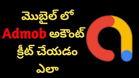 How create Admob account in mobile In Telugu | Admob ad units | Kodular, Thunkable