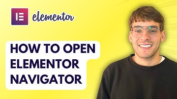 How to Open Elementor Navigator [2025 Guide]