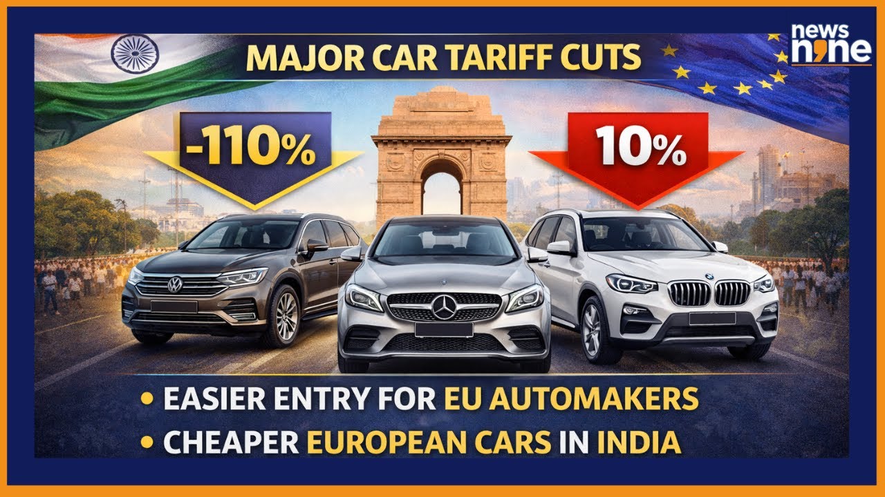 India Slashes EU Car Tariffs to 40% in Historic Trade Deal, Sources Say