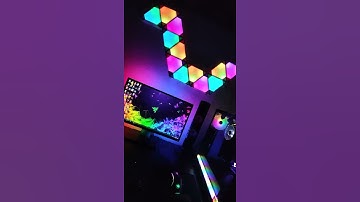 DIY NANOLEAF AURORA | #shorts #diy #nanoleaf
