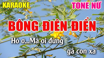 Bông Điên Điển Karaoke Tone Nữ - Beat Karaoke Nhạc Sống 2022 - Lâm Organ
