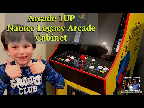 Arcade1Up NAMCO LEGACY Arcade Cabinet for Best Retro Games from Disney Vacation Family
