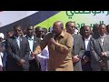 كلمة رئيس الجمهورية المشير عمر البشير امام الحشد الجماهيري لنفرة سلام السودان