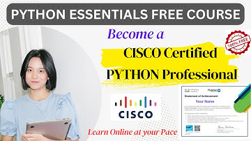 CISCO FREE PYTHON COURSE CERTIFICATION - How to Get it