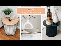 3 Of the Easiest Ikea Hacks Ever! | Side Table Storage, Fluted Stand, Decorative Bowl