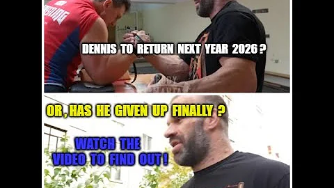 Is Dennis Cyplenkov returning to armwrestling in 2026? Or is he Retired ? Watch to find out!