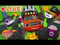 🔴 LIVE: Blaze and Friends Halloween Marathon! | Blaze and the Monster Machines