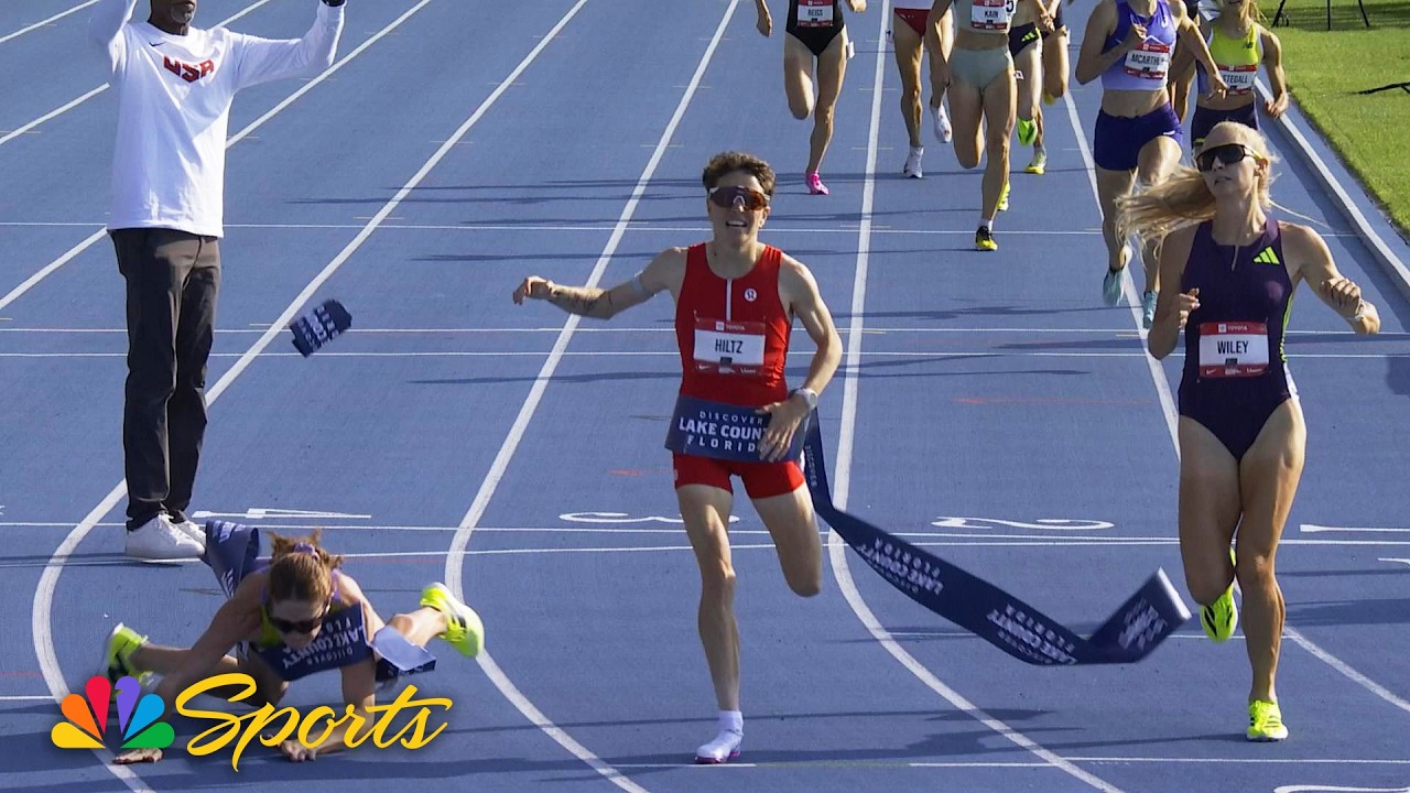 Nikki Hiltz victorious in women's 1500m in after THRILLING FINISH | NBC Sports