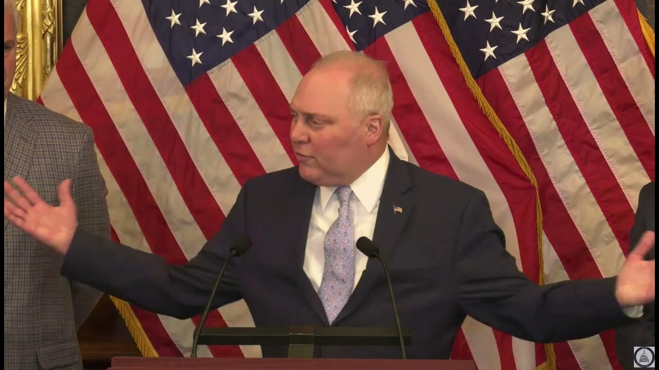 Majority Leader Steve Scalise Press Conference December 5, 2023 YouTube