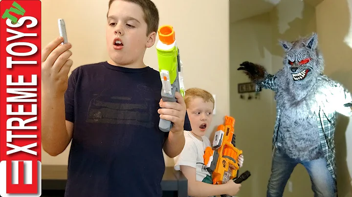 A Werewolf in the House! Nerf Blaster Shootout Att...