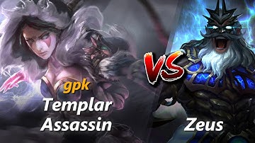 How to Templar Assassin mid vs Zeus (feat. gpk) | First 10 minutes