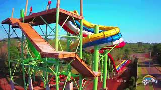 Slide Tower Timelapse at Blue Park in Foz do Iguaçu, Brazil